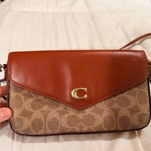 Coach Crossbody Bag in Brown and Tan